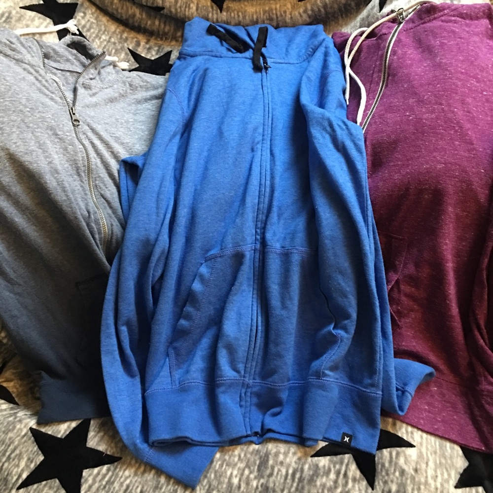 3 hoodies